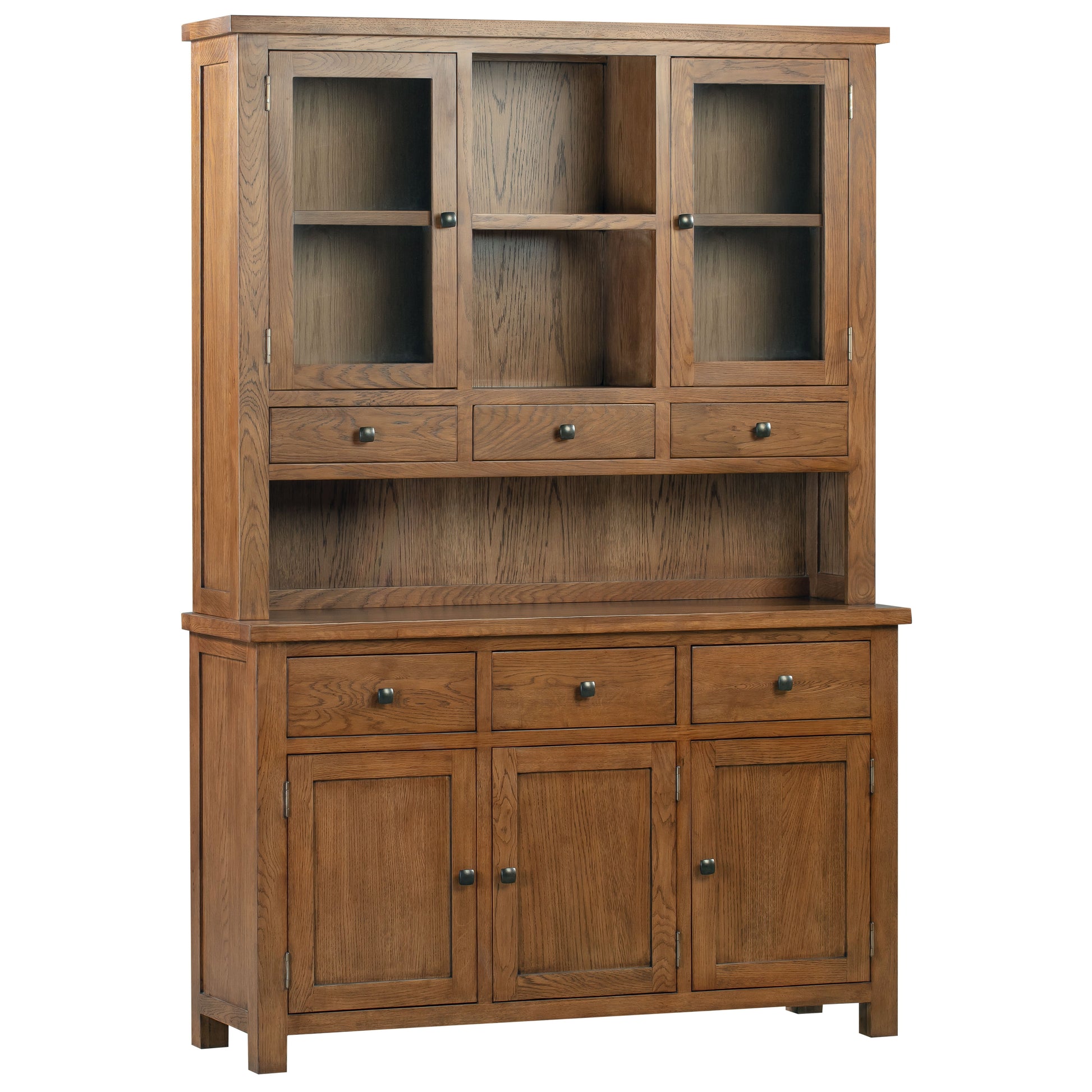 Drayton Rustic Oak Dresser Top - Bridgnorth Furniture