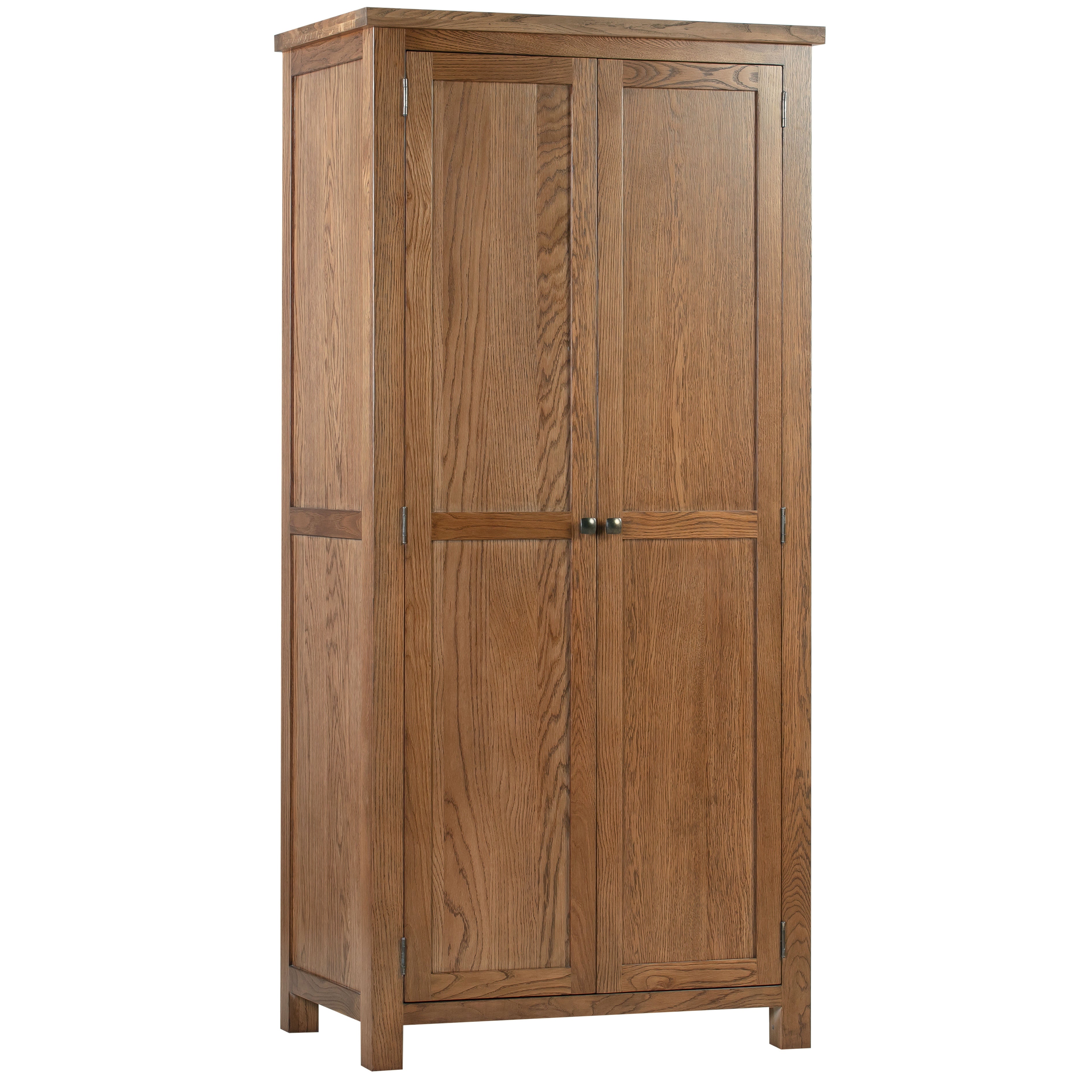 Drayton Rustic Oak All Hanging Double Wardrobe