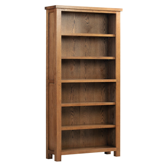 Drayton Rustic Oak  6' BOOKCASE