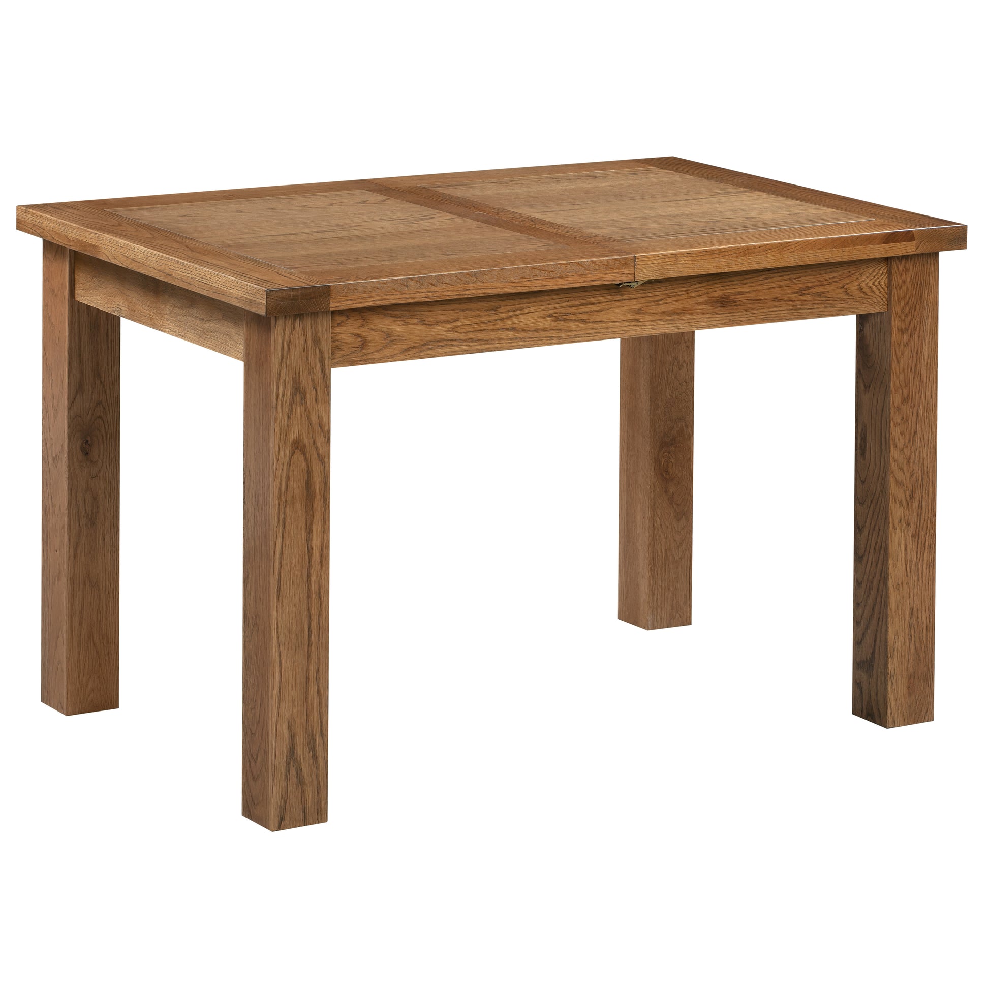 Drayton Rustic Oak Extendable Table - Bridgnorth Furniture