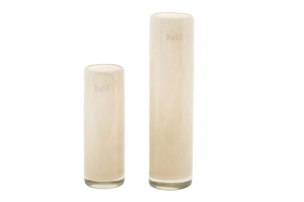 CYLINDER S Vase - BEIGE by DutZ - Bridgnorth Furniture