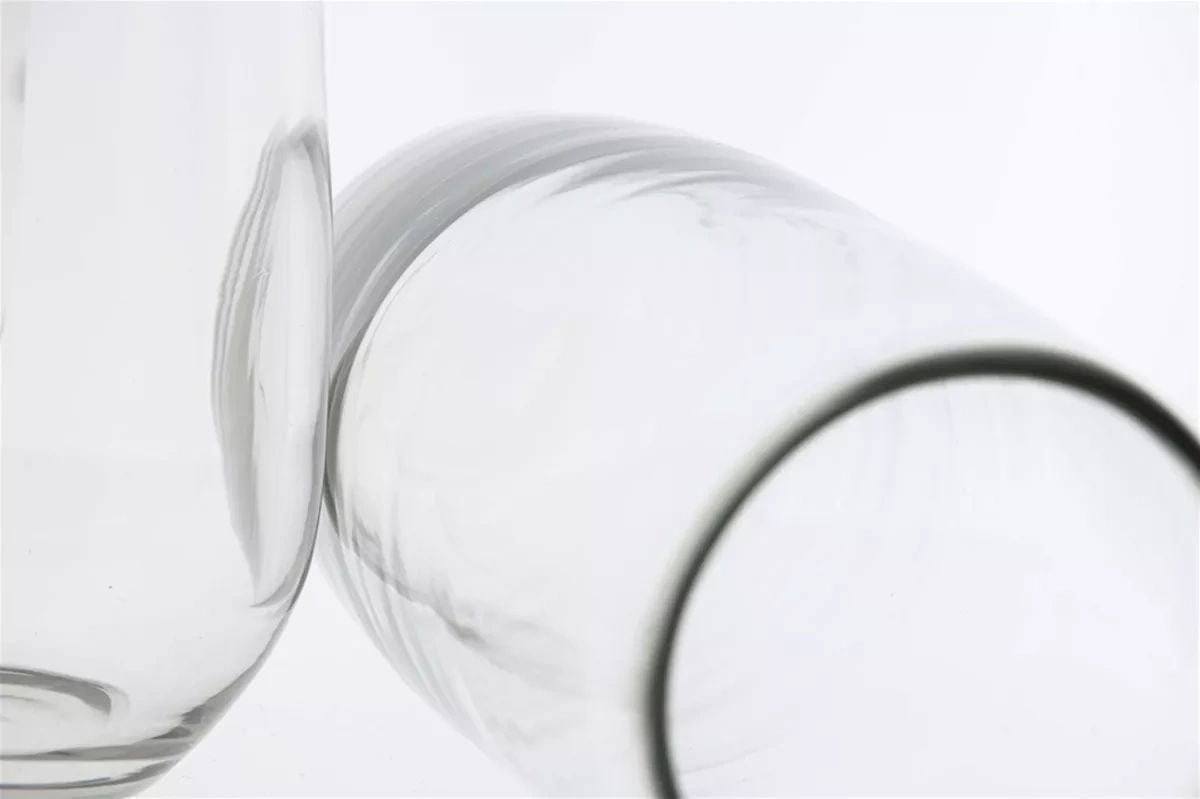 VASE ROBERT - CLEAR glass by DutZ - Bridgnorth Furniture