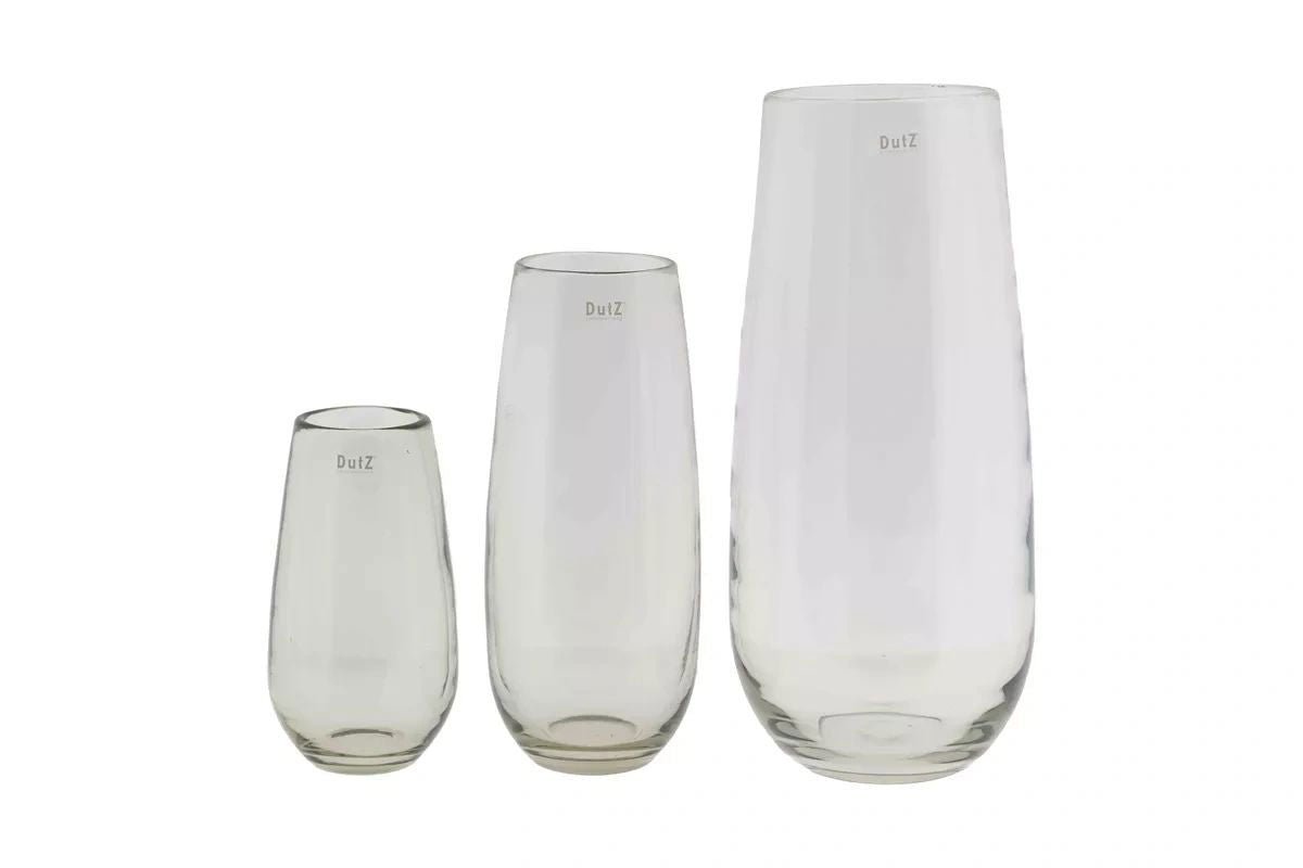 VASE ROBERT - CLEAR glass by DutZ - Bridgnorth Furniture