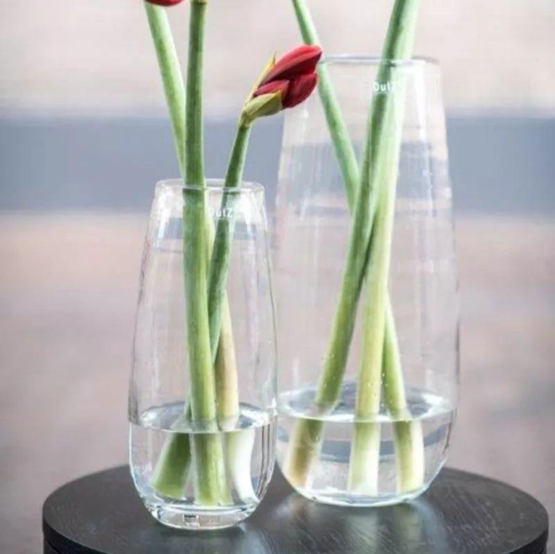 VASE ROBERT - CLEAR glass by DutZ - Bridgnorth Furniture