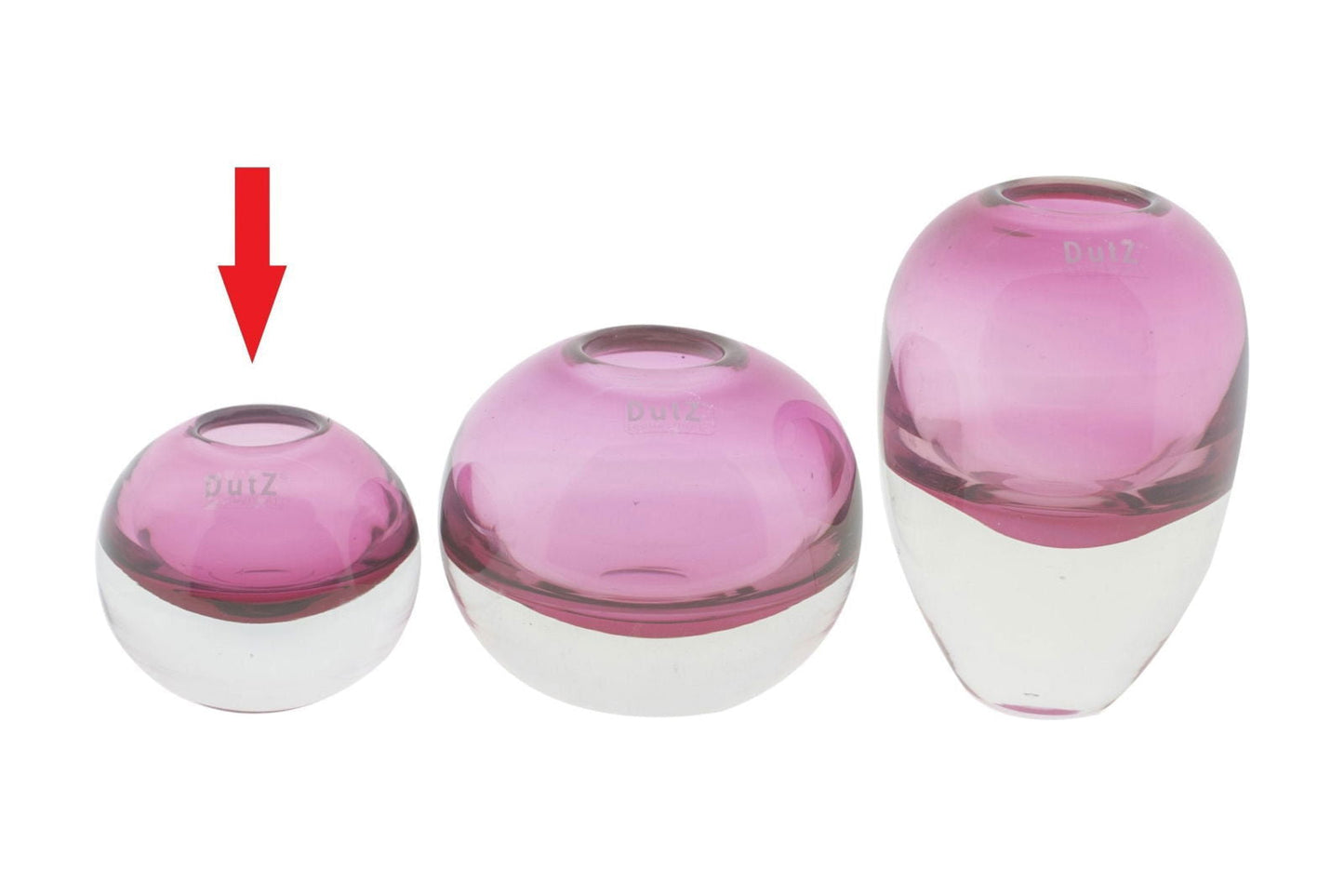 Ball VASE HOOLA - FUCHSIA Colour by DutZ - Bridgnorth Furniture