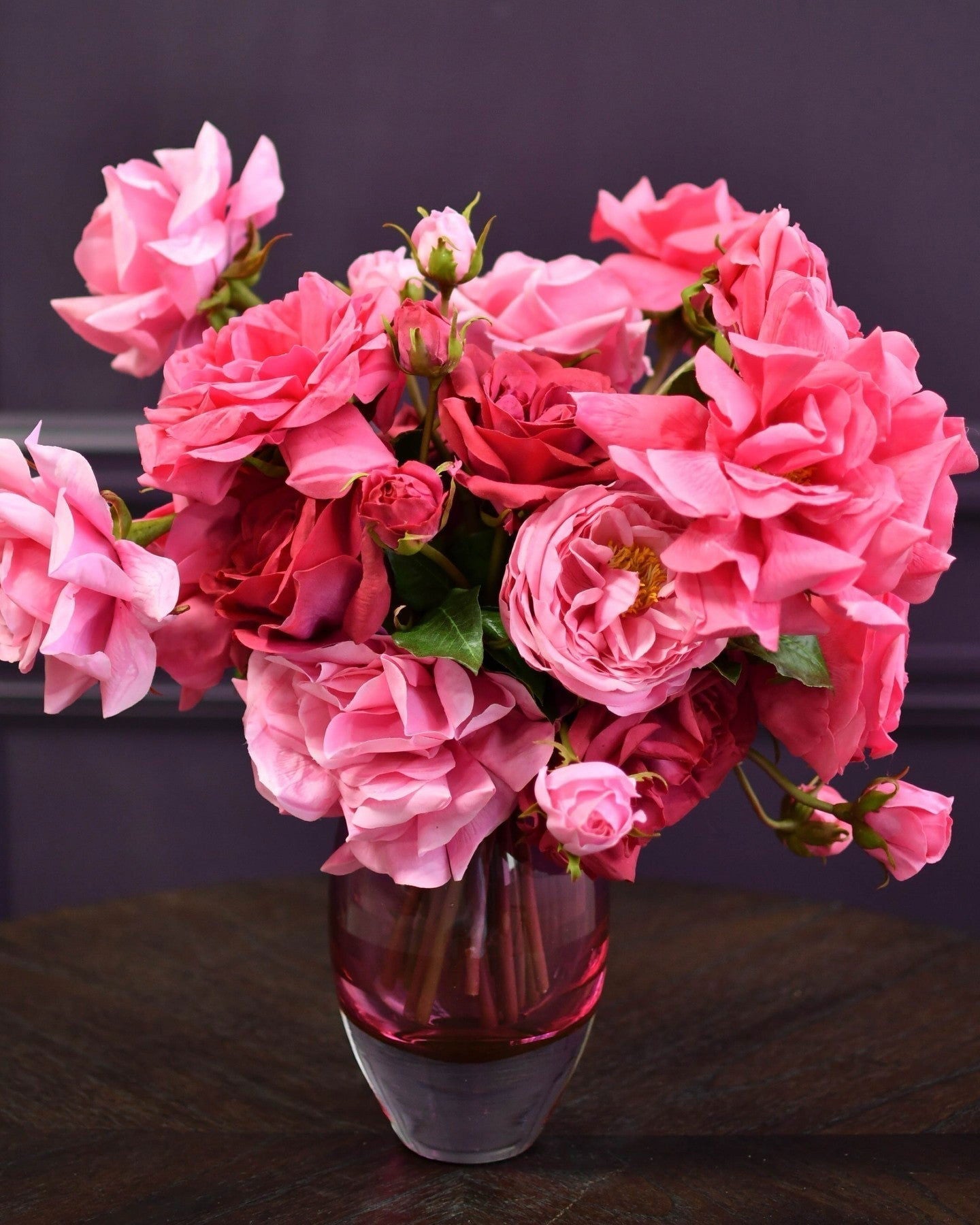Ball VASE HOOLA - FUCHSIA Colour by DutZ - Bridgnorth Furniture