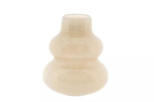 VASE SKRZYSZOW S- H16 D14 cm - BEIGE - Bridgnorth Furniture