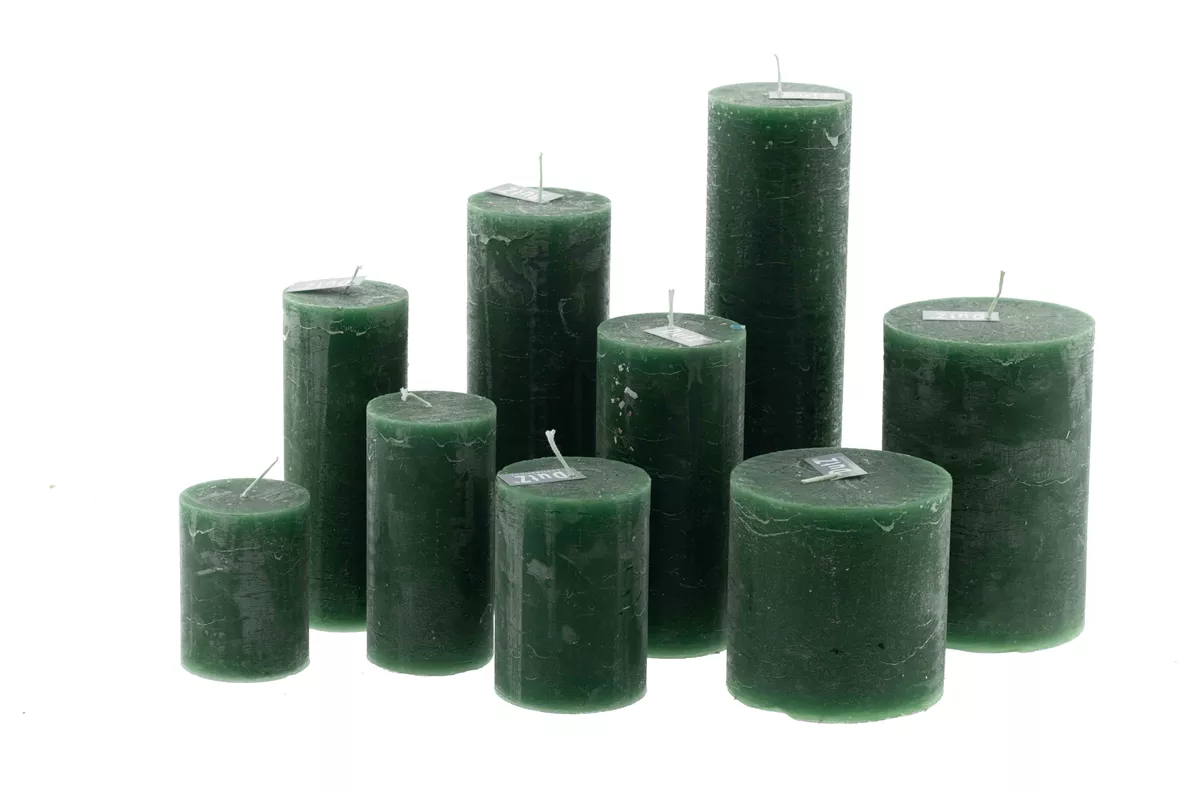LUXURY RUSTIC CANDLE - DARKGREEN - Bridgnorth Furniture
