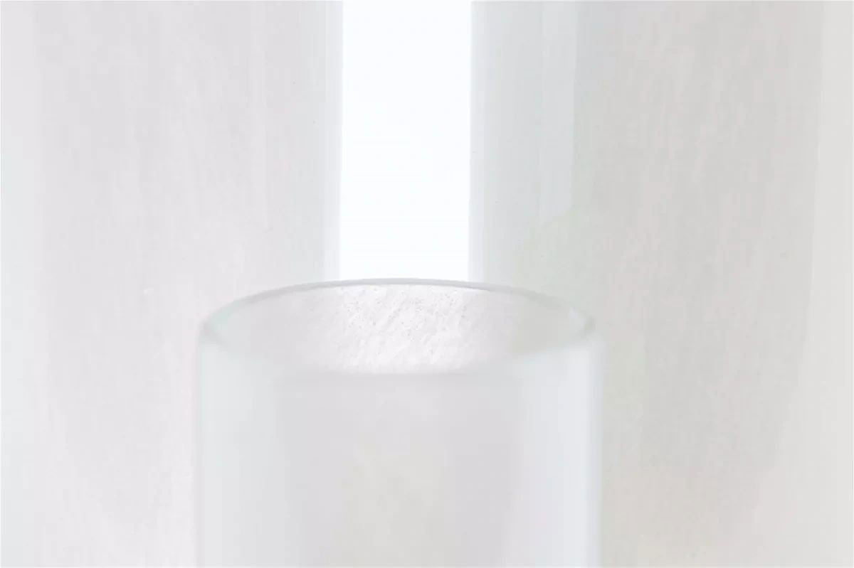 CYLINDER Vase - H25 D6.5 cm - WHITE Colour by DutZ - Bridgnorth Furniture