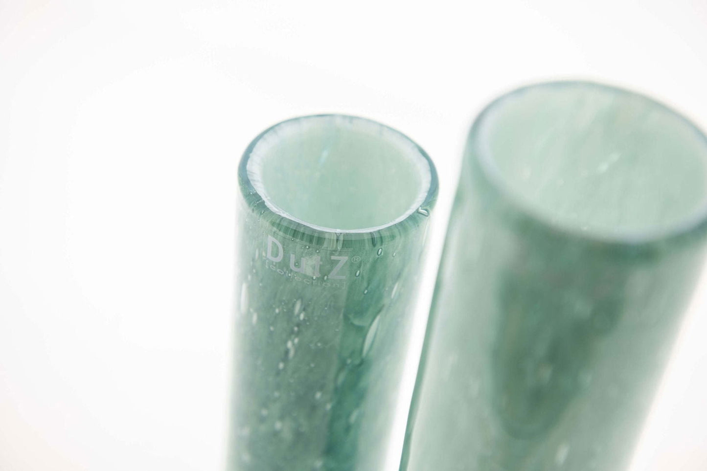 CYLINDER Vase - GREEN WHITE Colour by DutZ - Bridgnorth Furniture