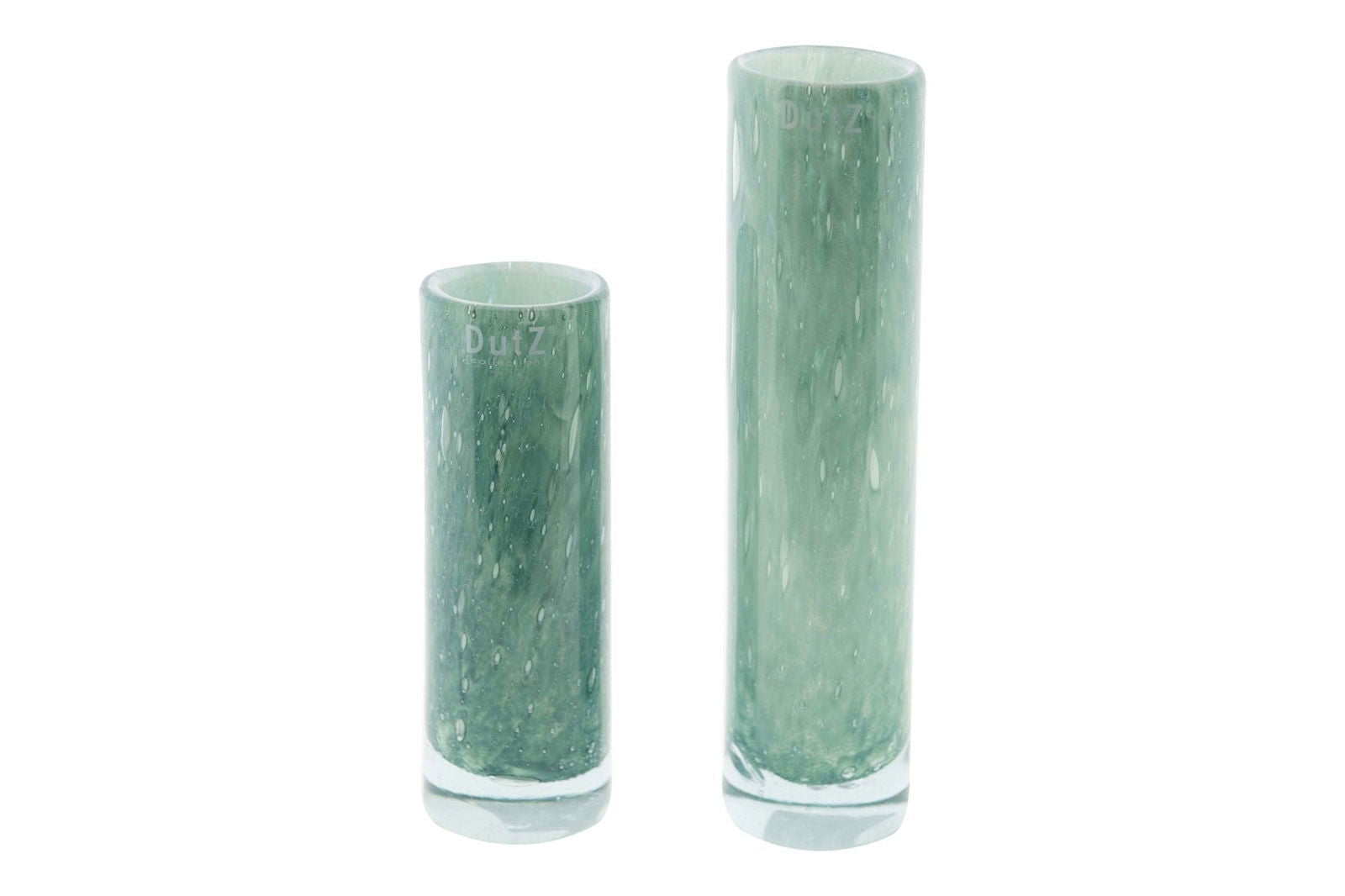 CYLINDER Vase - GREEN WHITE Colour by DutZ - Bridgnorth Furniture