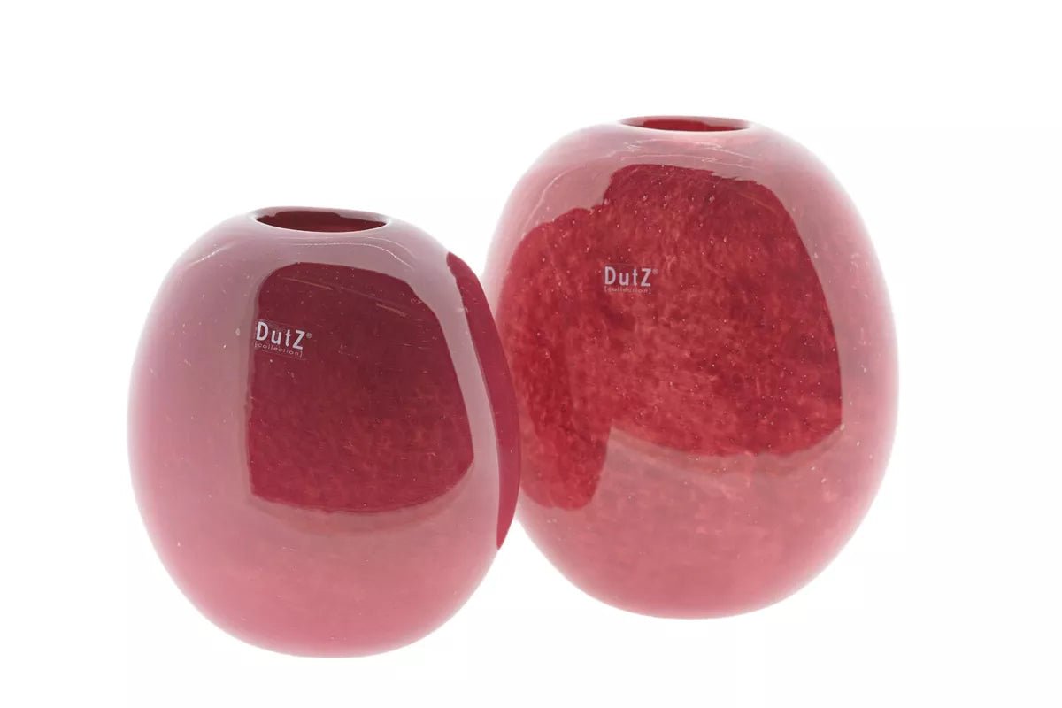 Vase Decor OVALI - RED Bubbles - Bridgnorth Furniture