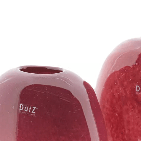 Vase Decor OVALI - RED Bubbles - Bridgnorth Furniture
