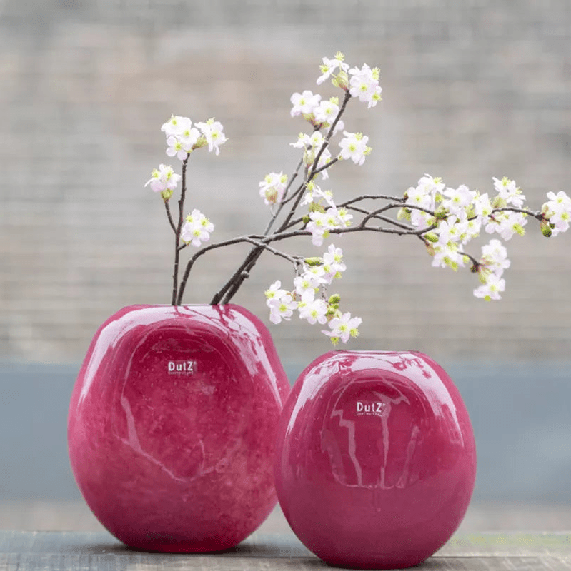 Vase Decor OVALI - RED Bubbles - Bridgnorth Furniture