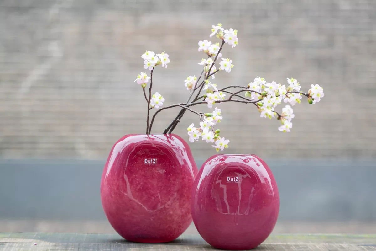 Vase Decor OVALI - RED Bubbles - Bridgnorth Furniture