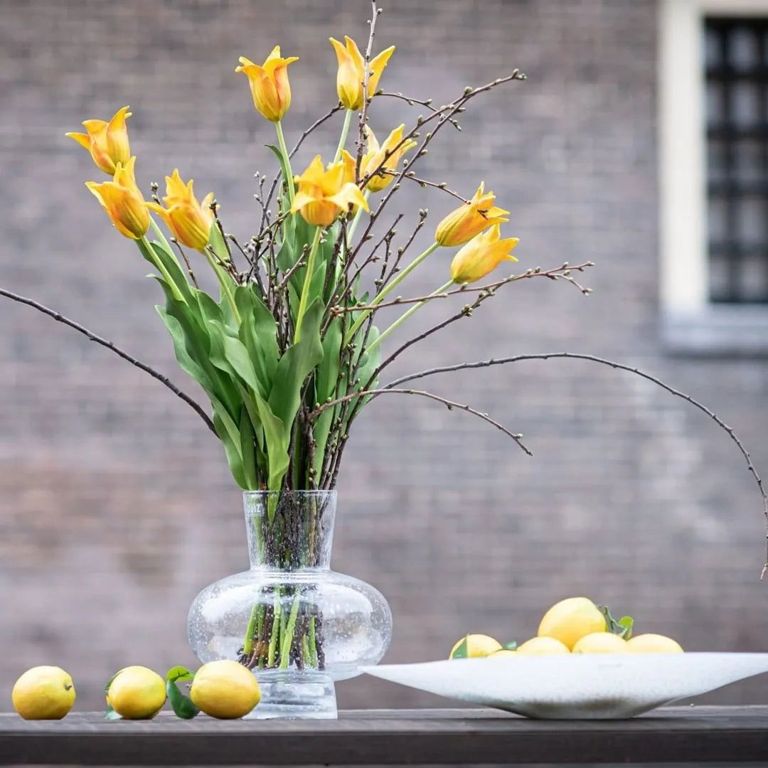 Vase MODEST - CLEAR BUBBLES Colour by DutZ - Bridgnorth Furniture