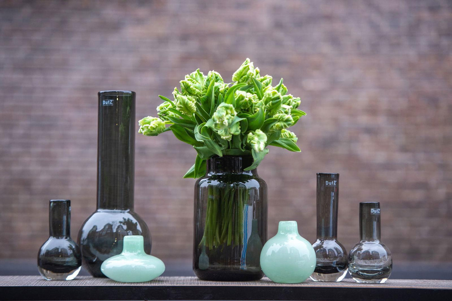 VASE NOVA C - H30 D19 cm - SMOKE Colour by DutZ - Bridgnorth Furniture