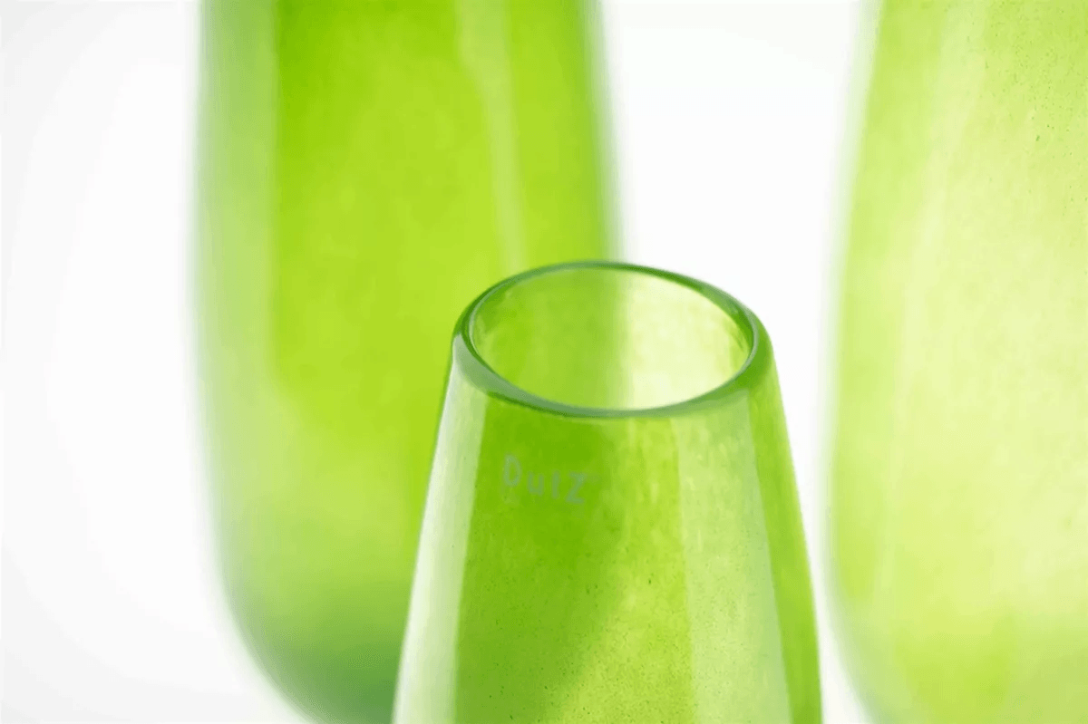 VASE ROBERT -  H50 D14 cm - JUNGLE GREEN Colour by DutZ - Bridgnorth Furniture