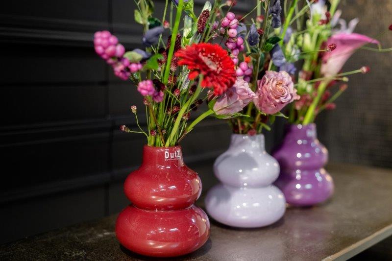 VASE SKRZYSZOW S- H16 D14 cm - FLAMINGO - Bridgnorth Furniture