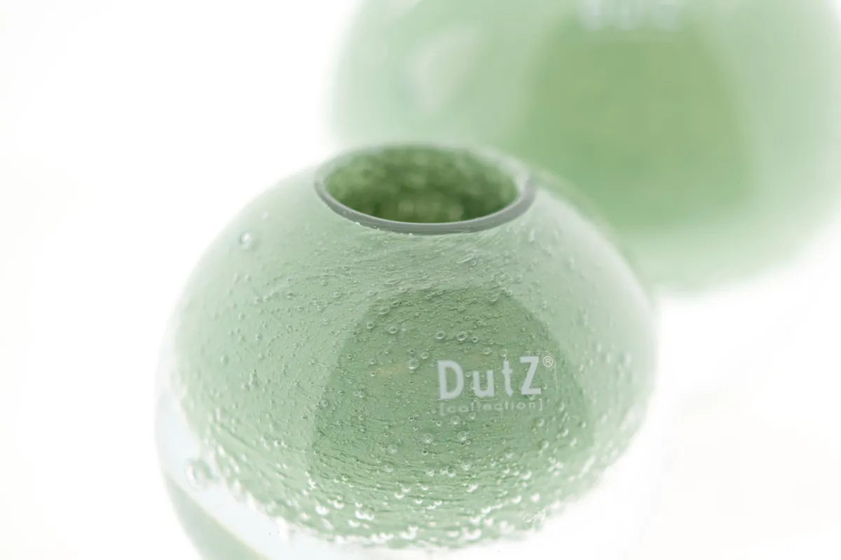 BALL VASE KULA -  Pistache Bubbles - Bridgnorth Furniture