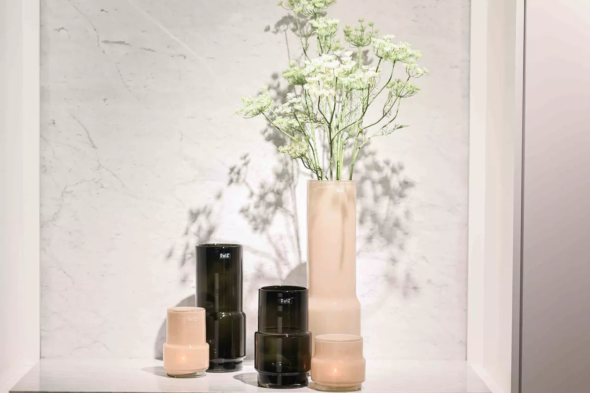 Glass Vase FENN - SMOKE - Bridgnorth Furniture