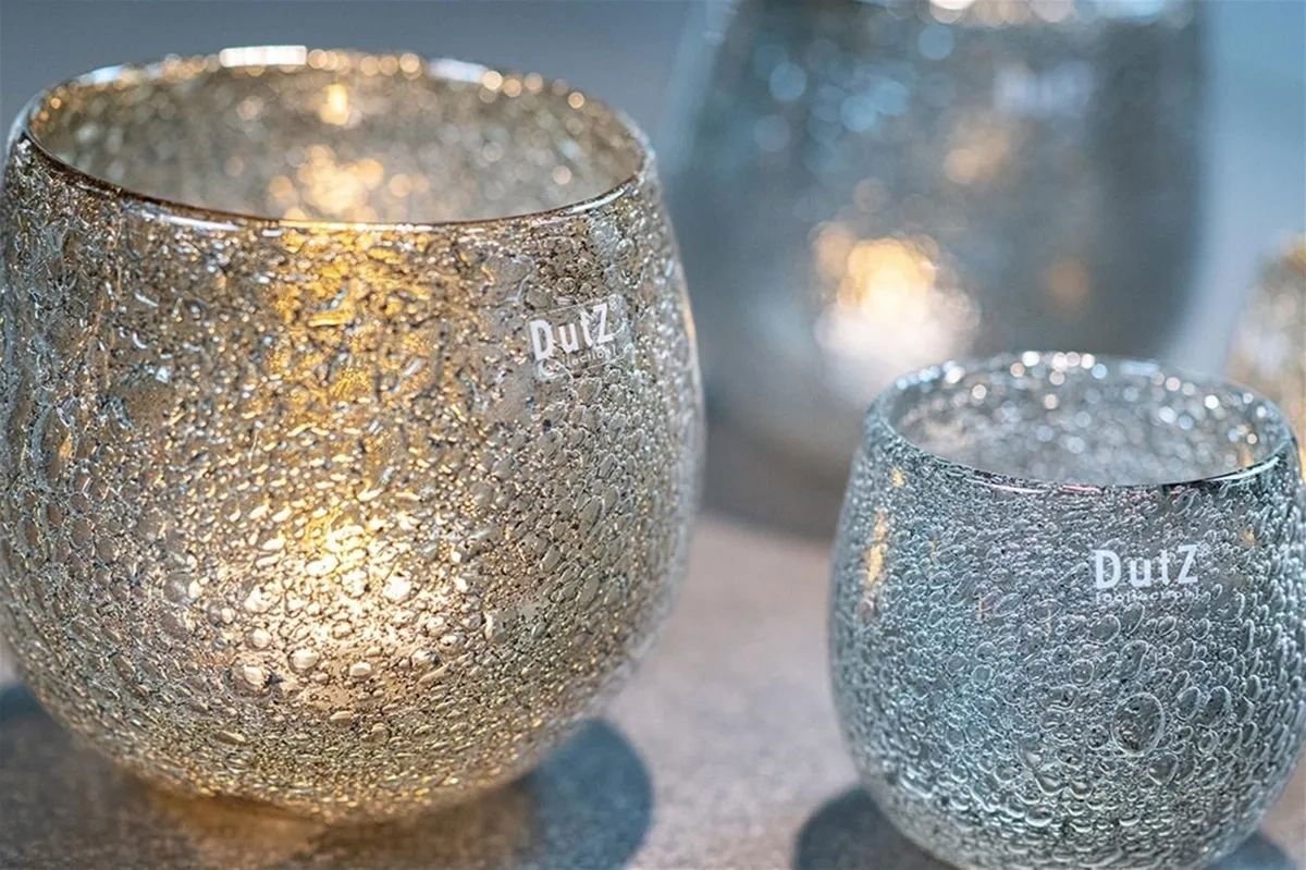 DIVA Glass HURRICANE Candleholder - Bridgnorth Furniture