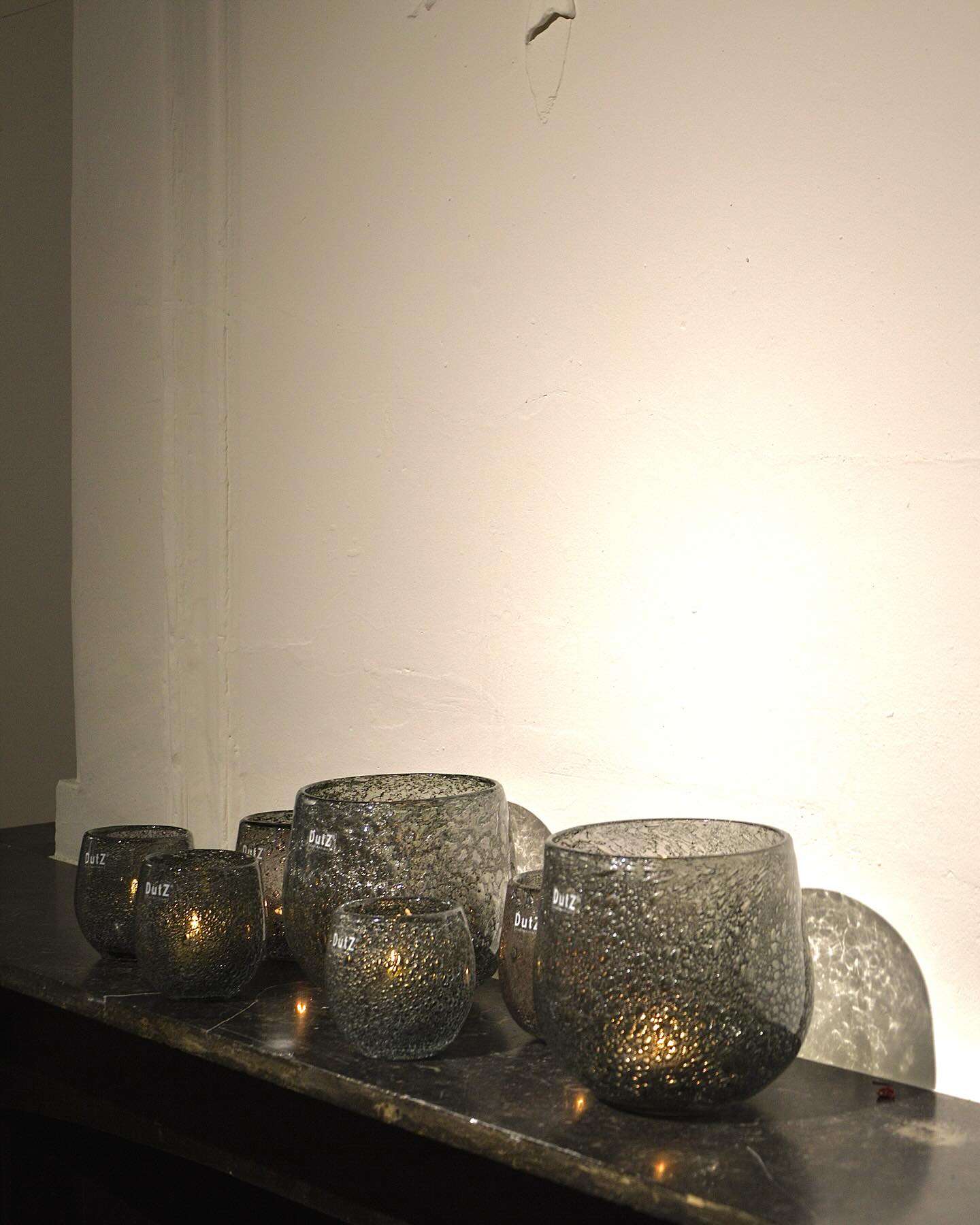 DIVA Glass HURRICANE Candleholder - Bridgnorth Furniture