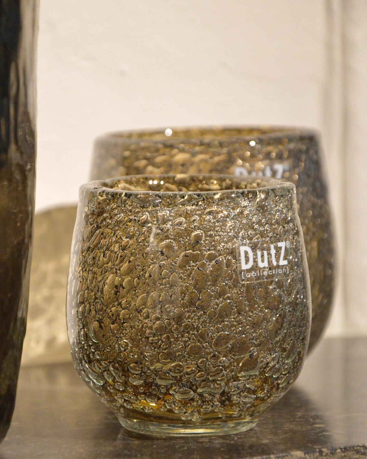 DIVA Glass HURRICANE Candleholder - Bridgnorth Furniture