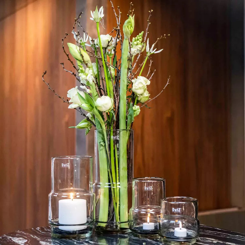 Vase FENN - Clear Glass - Bridgnorth Furniture