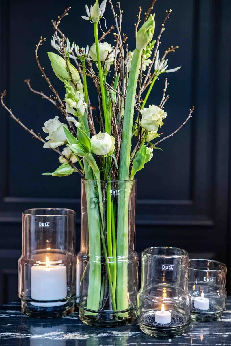 Vase FENN - Clear Glass - Bridgnorth Furniture