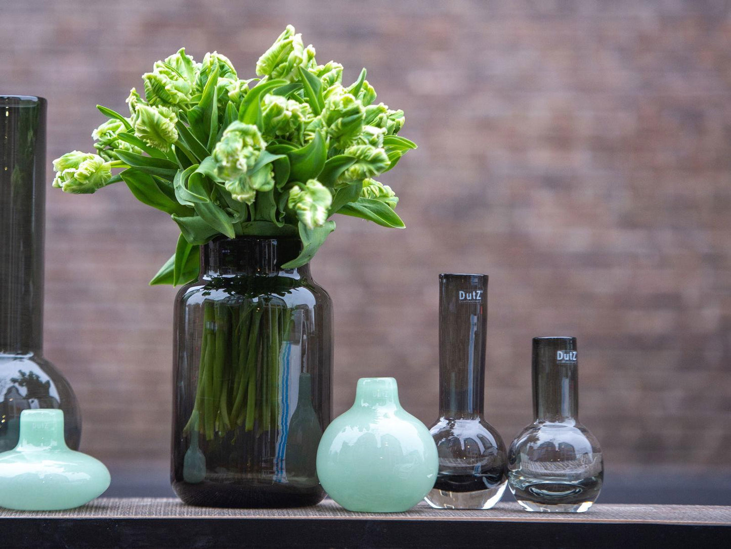 VASE NOVA C - H30 D19 cm - SMOKE Colour by DutZ - Bridgnorth Furniture