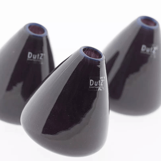 TUMBLING VASE - H12 D10 cm - PLUM - Bridgnorth Furniture