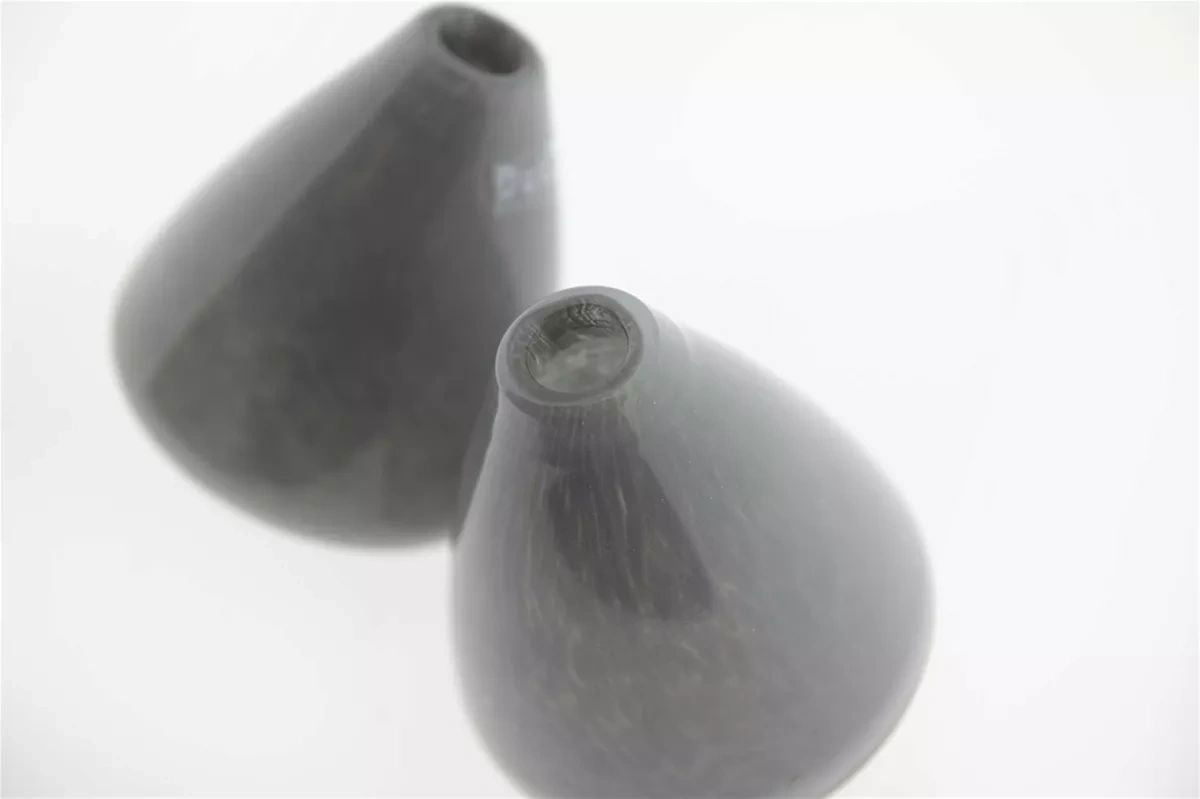 TUMBLING VASE - H12 D10 cm - GREY - Bridgnorth Furniture