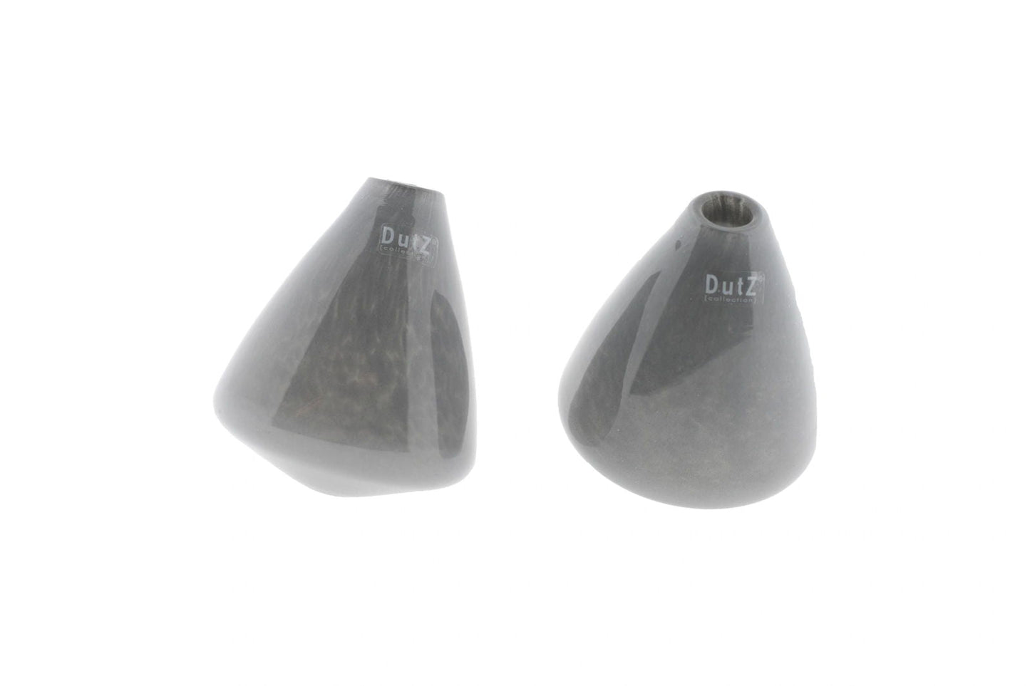 TUMBLING VASE - H12 D10 cm - GREY - Bridgnorth Furniture