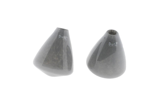 TUMBLING VASE - H12 D10 cm - GREY - Bridgnorth Furniture