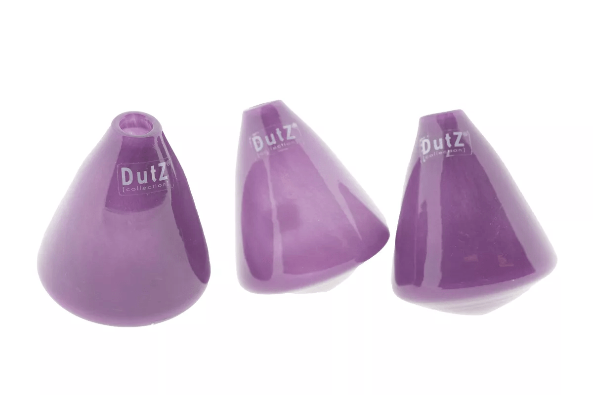 TUMBLING VASE - H12 D10 cm - VIOLET - Bridgnorth Furniture