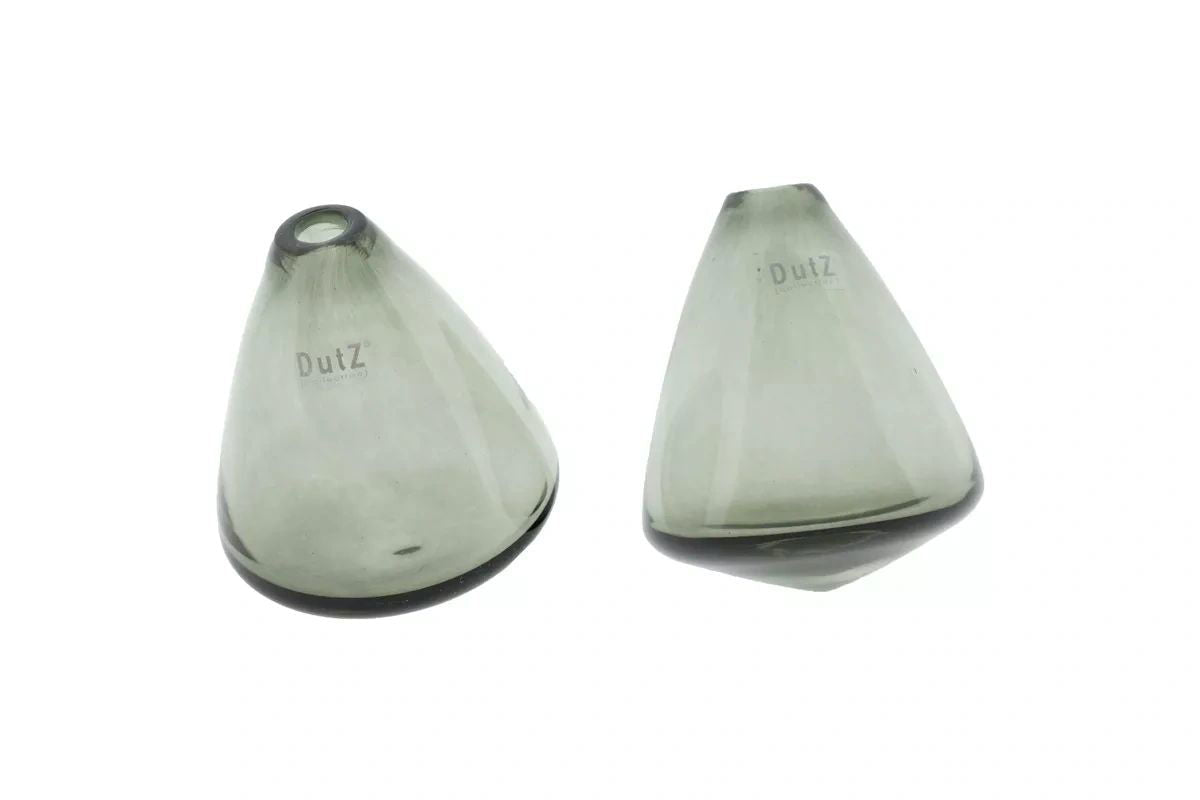 TUMBLING VASE - H12 D10 cm - SMOKE - Bridgnorth Furniture