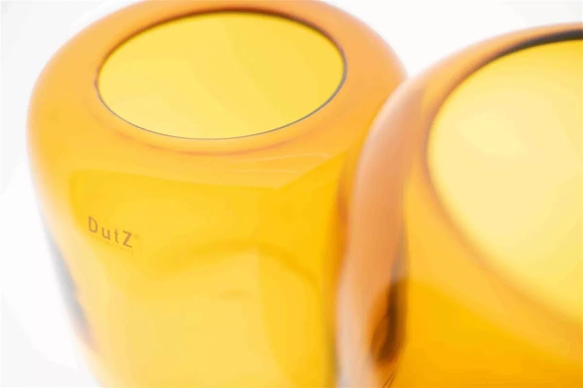 VASE MAZURKA - AMBER by DutZ - Bridgnorth Furniture