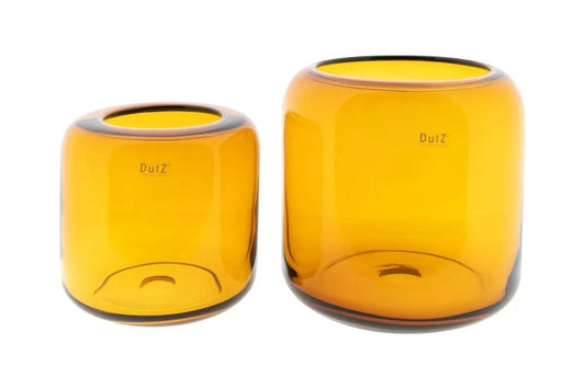 VASE MAZURKA - AMBER by DutZ - Bridgnorth Furniture