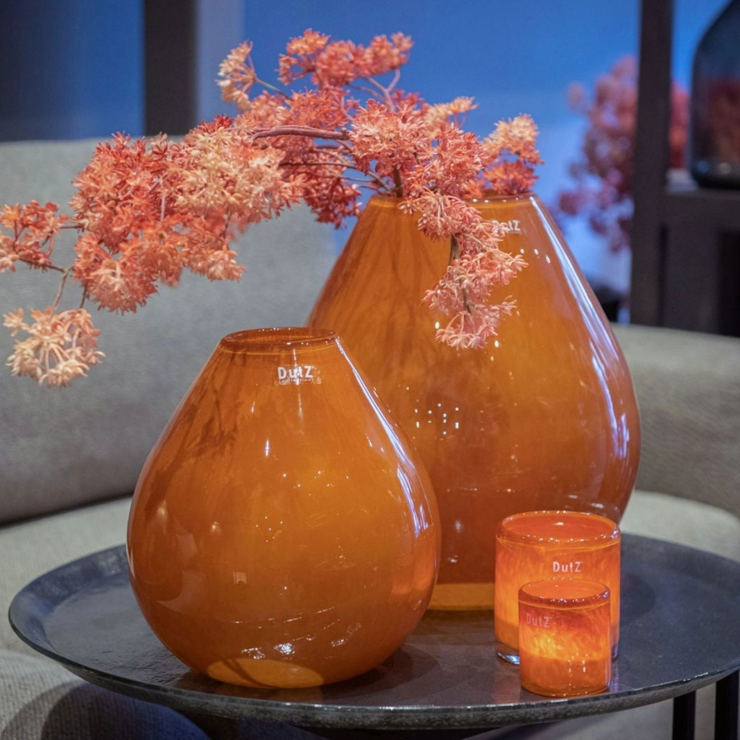 VASE DRUBA - RUSTED BROWN  by DutZ - Bridgnorth Furniture