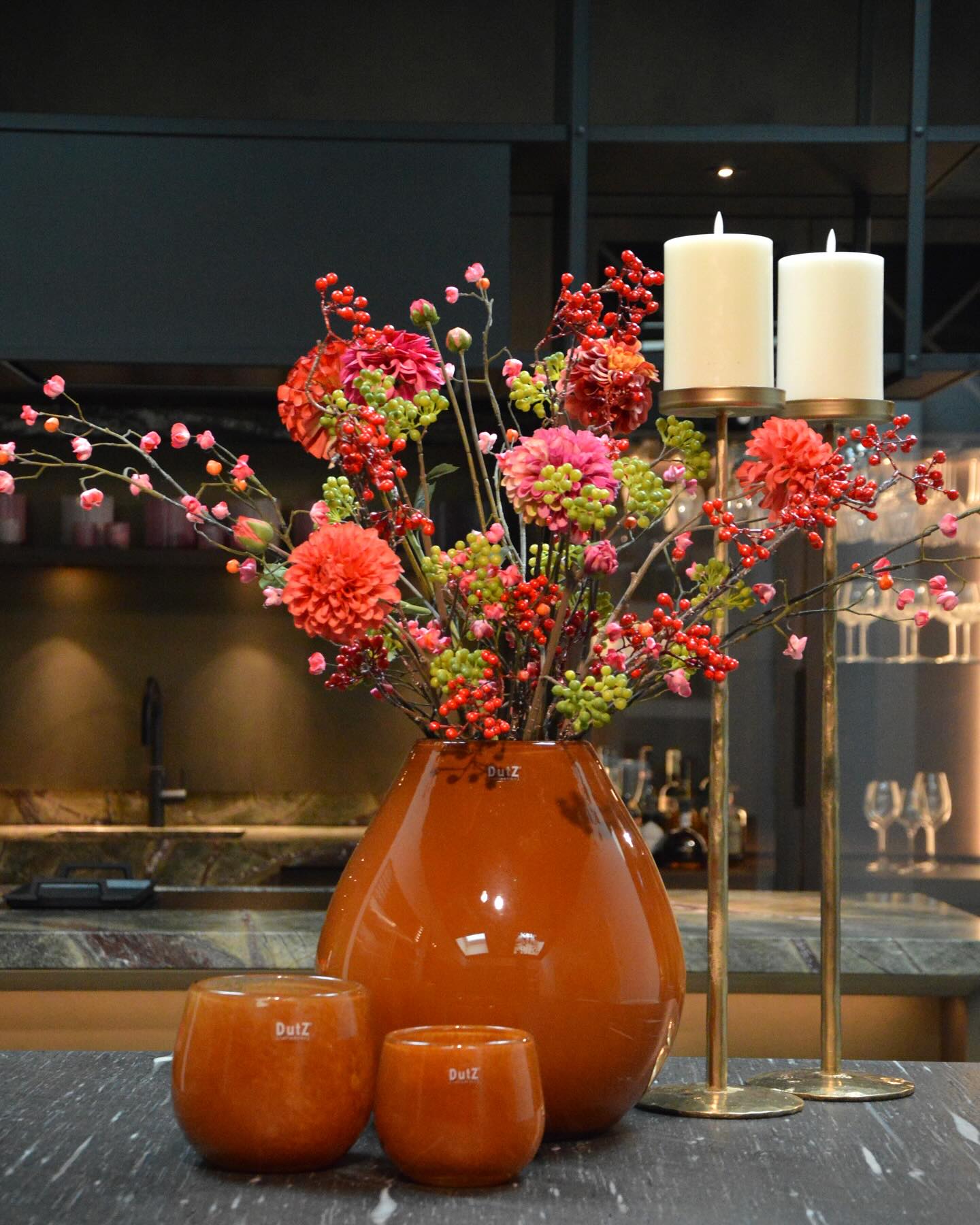VASE DRUBA - RUSTED BROWN  by DutZ - Bridgnorth Furniture
