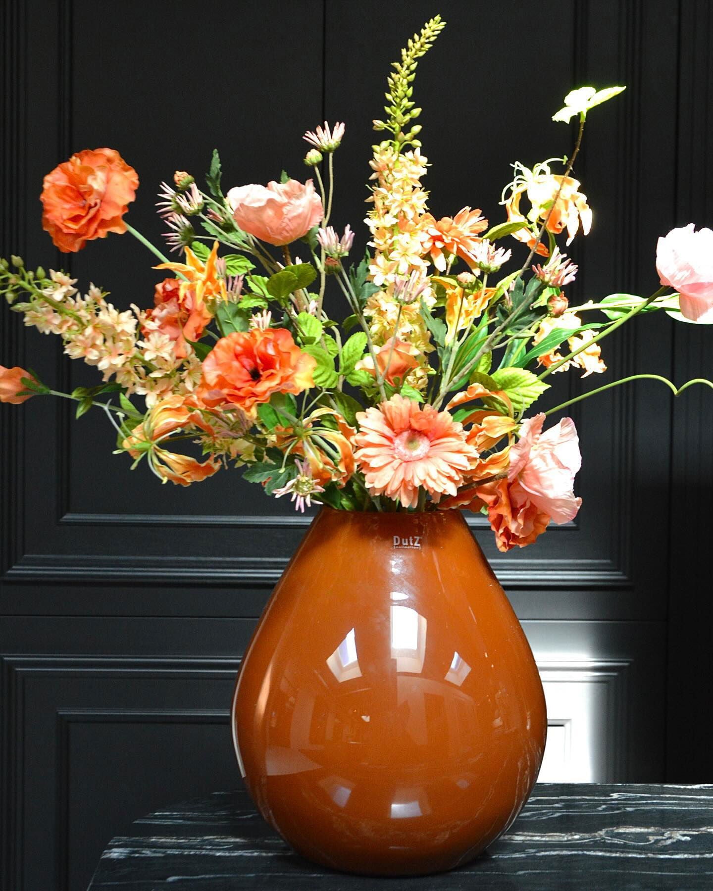 VASE DRUBA - RUSTED BROWN  by DutZ - Bridgnorth Furniture