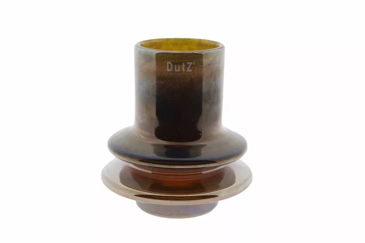 VASE RINGO- H18 D16 cm - GOLD LUSTER - Bridgnorth Furniture