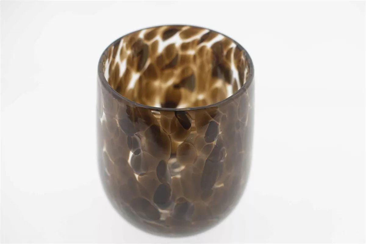 BARREL vase - LEOPARD BROWN Colour by DutZ - Bridgnorth Furniture