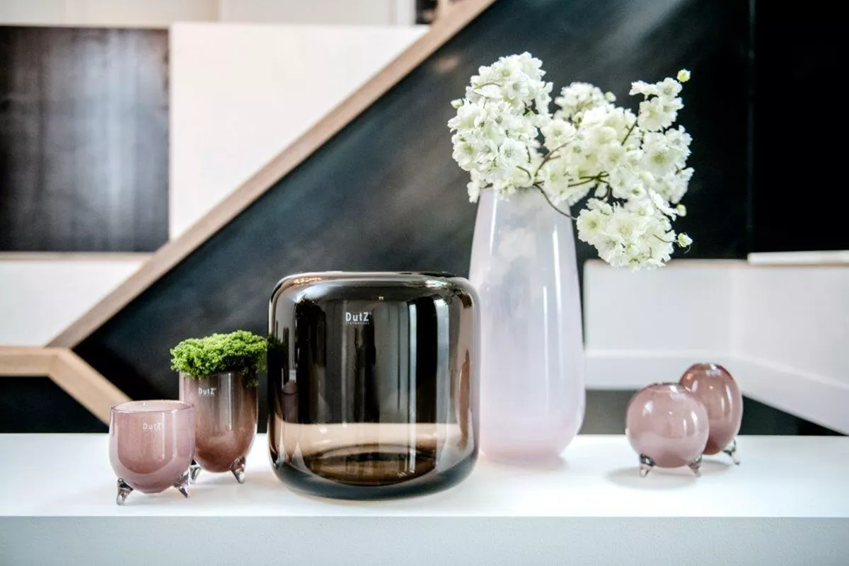 VASE MAZURKA - SMOKY BROWN Colour by DutZ - Bridgnorth Furniture