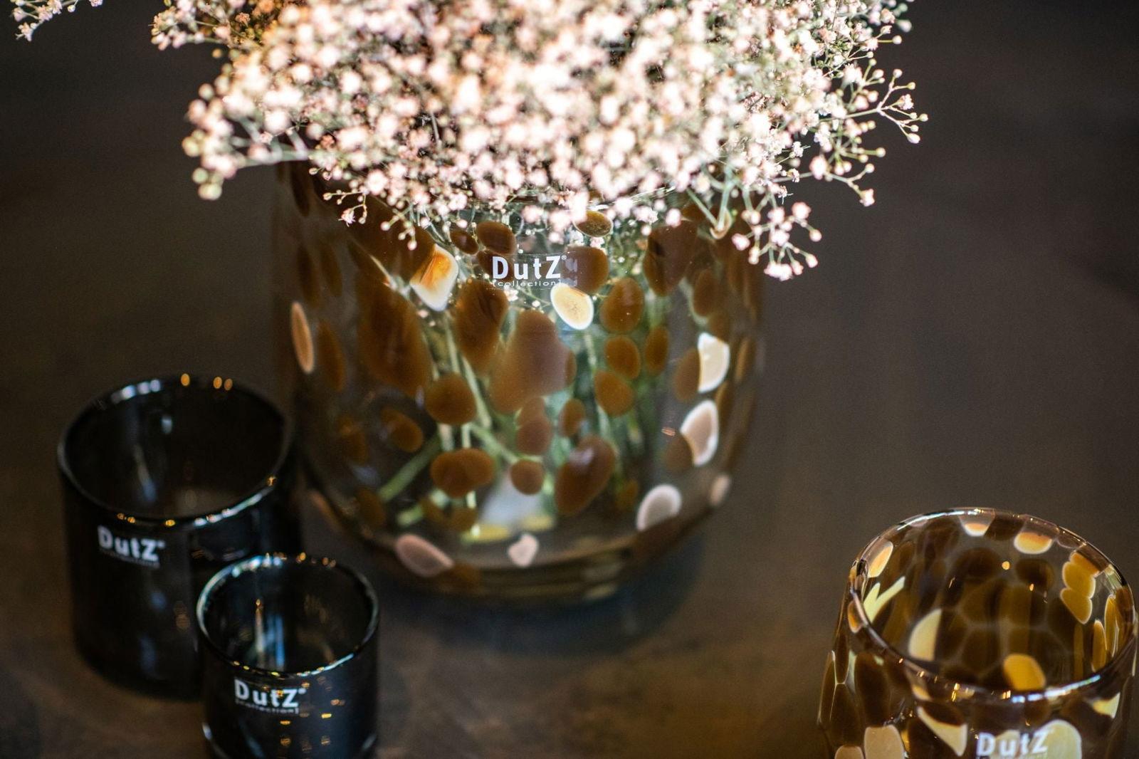 BARREL vase - LEOPARD BROWN Colour by DutZ - Bridgnorth Furniture