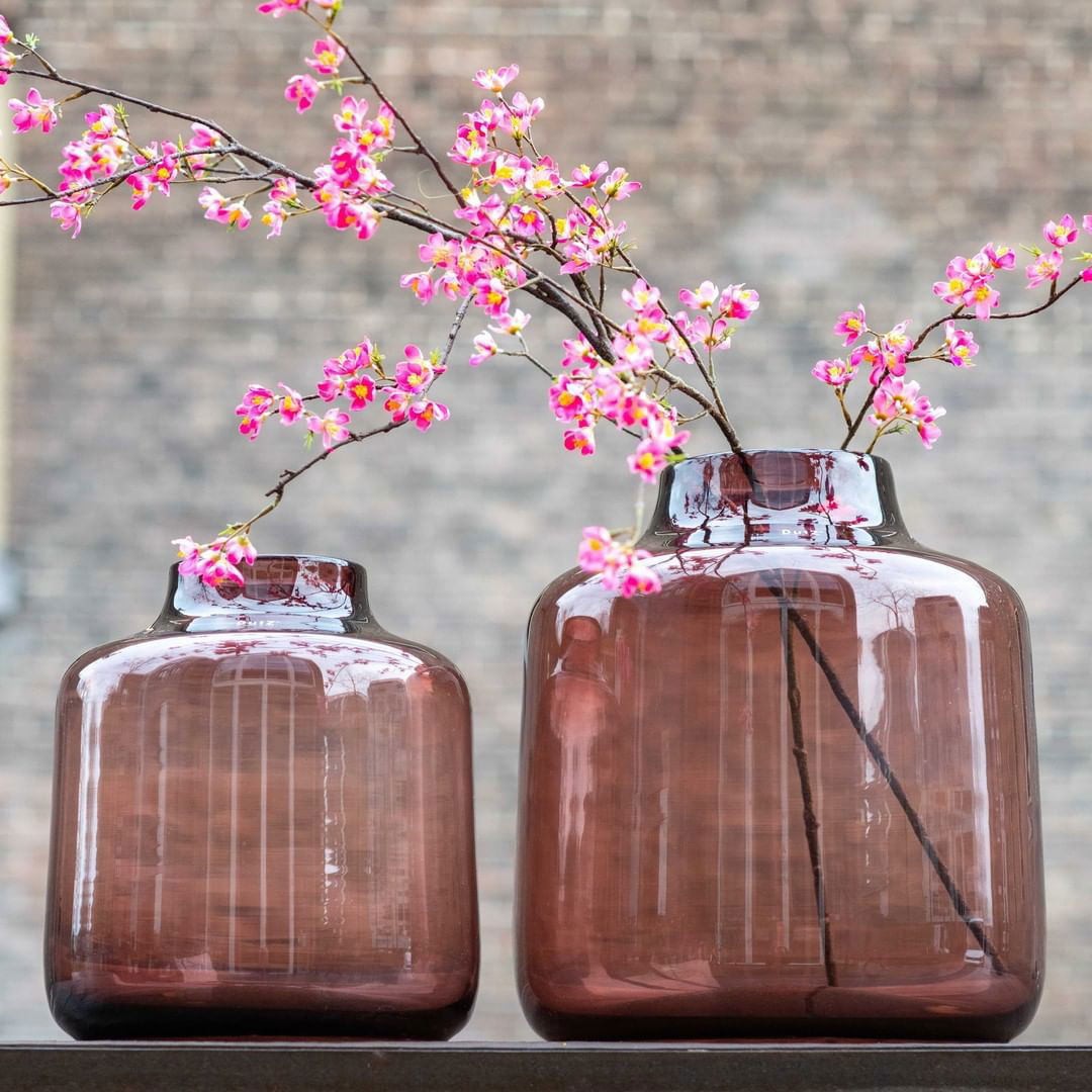VASE TISZA - BURGUNDY Colour by DutZ - Bridgnorth Furniture