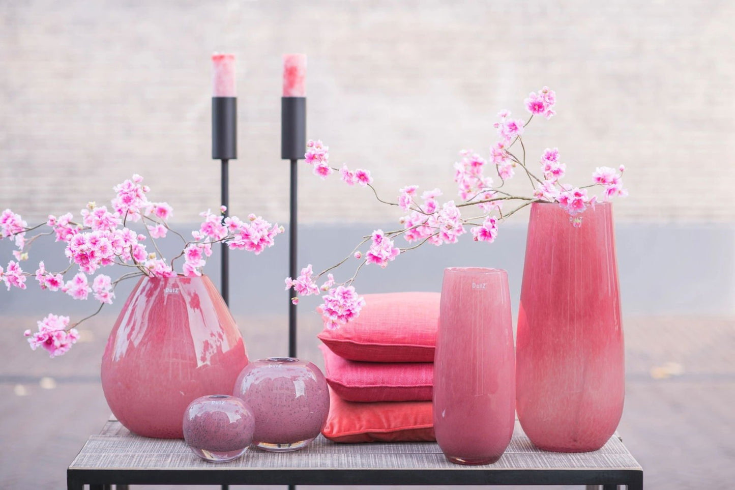 VASE ROBERT - CRANBERRY Colour by DutZ - Bridgnorth Furniture