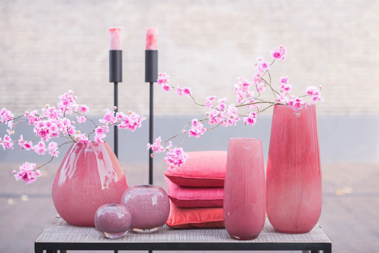 VASE ROBERT - CRANBERRY Colour by DutZ - Bridgnorth Furniture