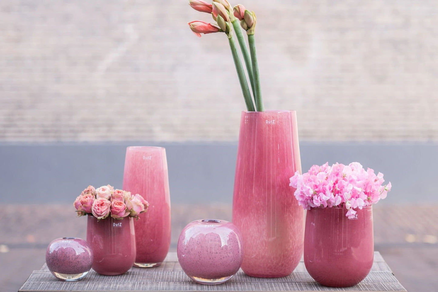VASE ROBERT - CRANBERRY Colour by DutZ - Bridgnorth Furniture